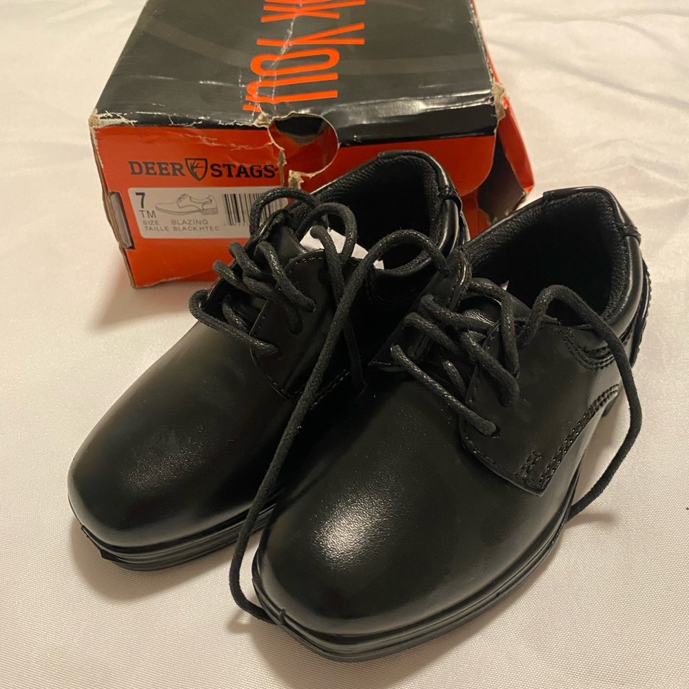 Deer Stags Blazing Oxford in Black